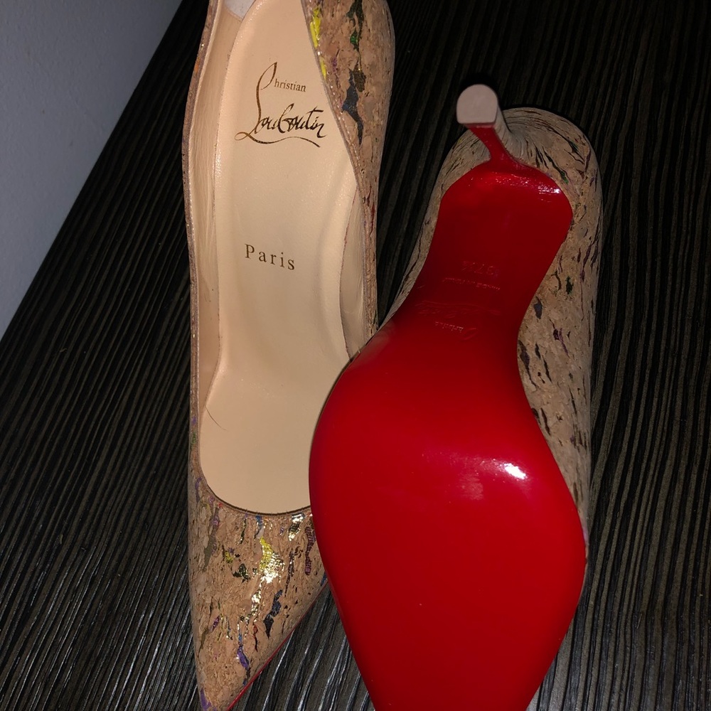 Christian Louboutin DECOLTISH 100 LIEGE LAME Multi